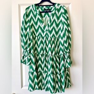 Green Ikat Kenzo Dress